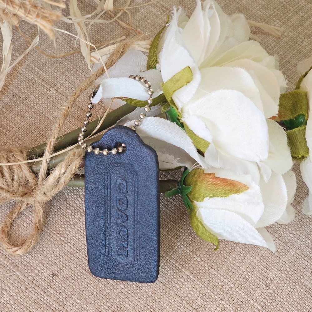 Vintage Coach Replacement Hangtag ( Blue ) - Picture 2 of 4